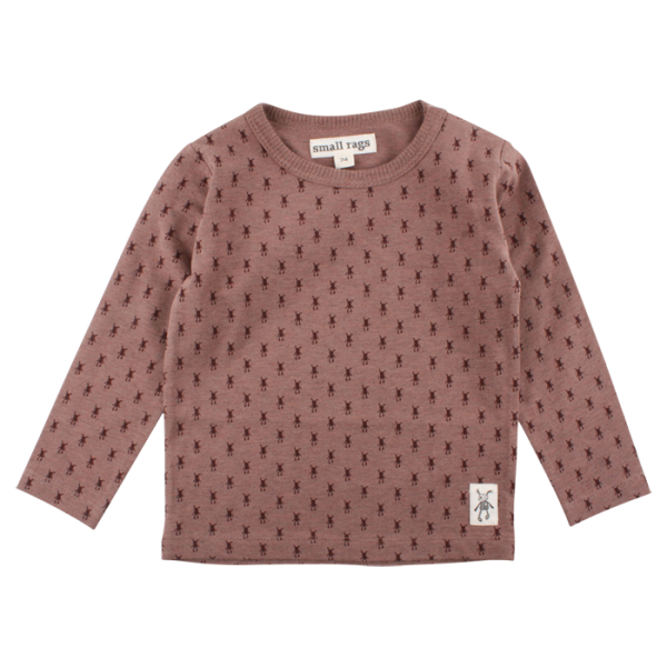 Dolly orie&scaron;kovohned&eacute; elastick&eacute; tričko s dlh&yacute;mi ruk&aacute;vmi | Small Rags