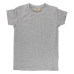 Šedé melírované tričko s elastanom a krátkymi rukávmi Oeko-Tex | NORDIC LABEL