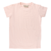 Bledoružové elastické tričko s krátkymi rukávmi Oeko-Tex | NORDIC LABEL