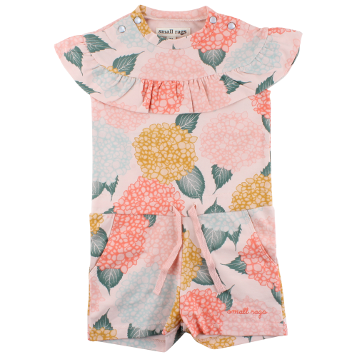 Iris Ružov&yacute; hortenziov&yacute; overal| SMALL RAGS