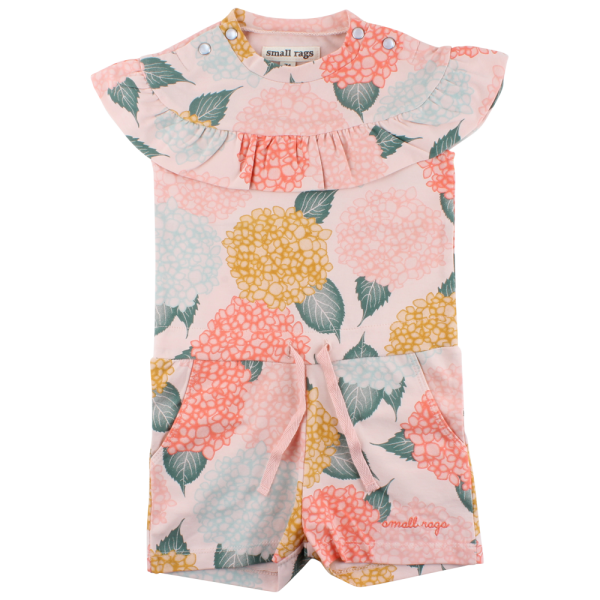 Iris Ružov&yacute; hortenziov&yacute; overal| SMALL RAGS