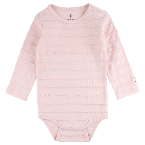 Hella bledoružov&eacute; vlnkov&eacute; body SMALL RAGS