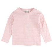 Hella bledoružové vlnkové tričko SMALL RAGS