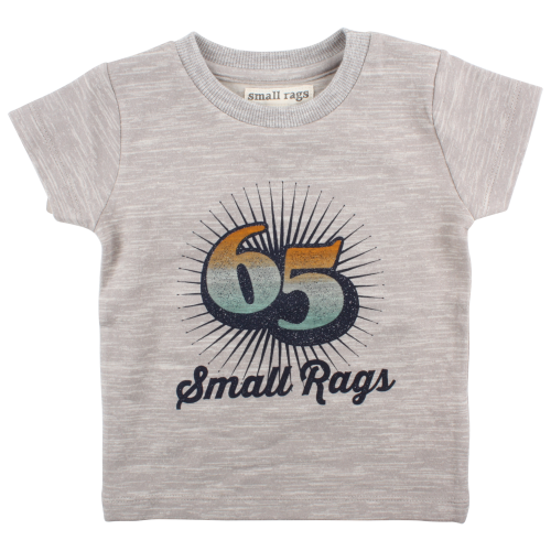 Eddy siv&eacute; mel&iacute;rovan&eacute; tričko | Small Rags