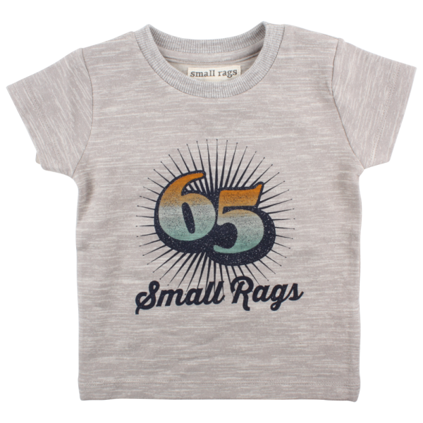 Eddy siv&eacute; mel&iacute;rovan&eacute; tričko | Small Rags