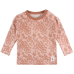 Bay čipkované tričko/mikina s dlhými rukávmi ružovomedenej farby | Small Rags